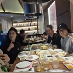 Dinner with friends